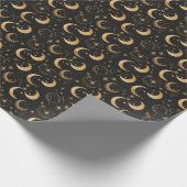 Creëer Uw Eigen Halve Maan Celestial Cadeaupapier (Hoek)