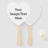 Creëer Uw eigen hand Fan Handwaaier (Voorkant en achterkant)