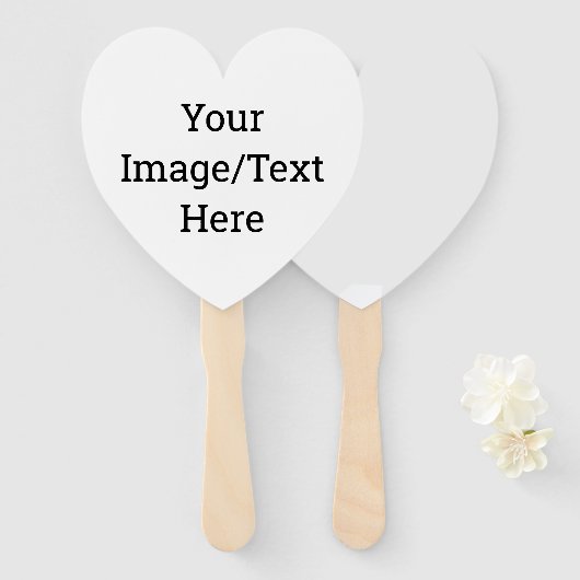 Creëer Uw eigen hand Fan Handwaaier (Voorkant en achterkant)