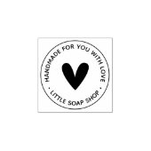 Creëer Uw Eigen Handgemaakt Hart Rubberstempel (Afrduk)