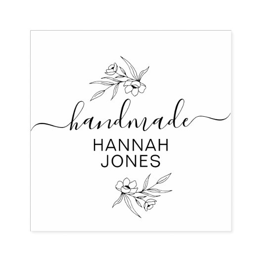 Creëer Uw eigen handgemaakte bedrijf Rubberstempel (Afrduk)