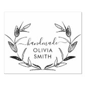 Creëer Uw eigen handgemaakte bedrijf Rubberstempel (Afrduk)