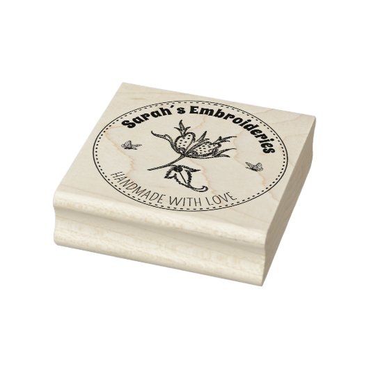 Creëer uw eigen handgemaakte borduurwerk rubberstempel (Stempel)