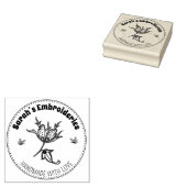 Creëer uw eigen handgemaakte borduurwerk rubberstempel (Gestempeld)