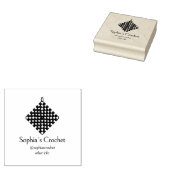 Creëer uw eigen handgemaakte haakwerk rubberstempel (Gestempeld)