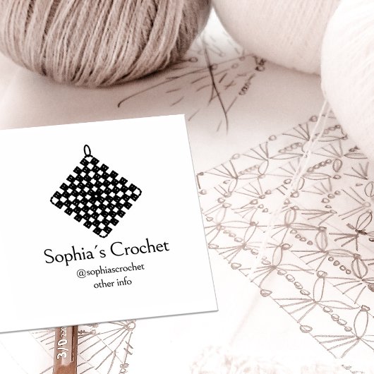 Creëer uw eigen handgemaakte haakwerk rubberstempel