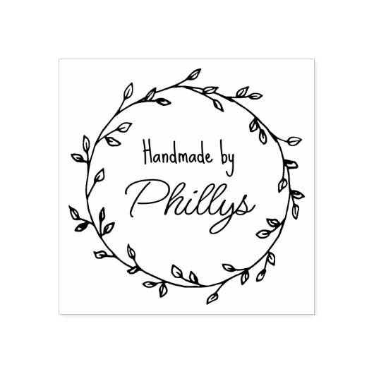 Creëer uw eigen handgemaakte Logo Rubberstempel (Afrduk)