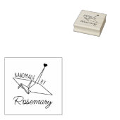 Creëer uw eigen handgemaakte Logo Rubberstempel (Gestempeld)