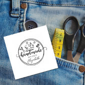 Creëer uw eigen handgemaakte naaien rubberstempel