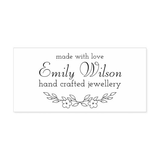 Creëer Uw Eigen Handgemaakte Naam Mini Rubber Stam Rubberstempel (Afrduk)