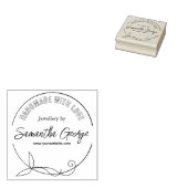 Creëer Uw Eigen Handgemaakte Naam Mini Rubber Stam Rubberstempel (Gestempeld)