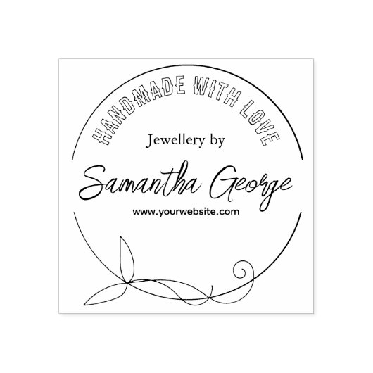 Creëer Uw Eigen Handgemaakte Naam Mini Rubber Stam Rubberstempel (Afrduk)