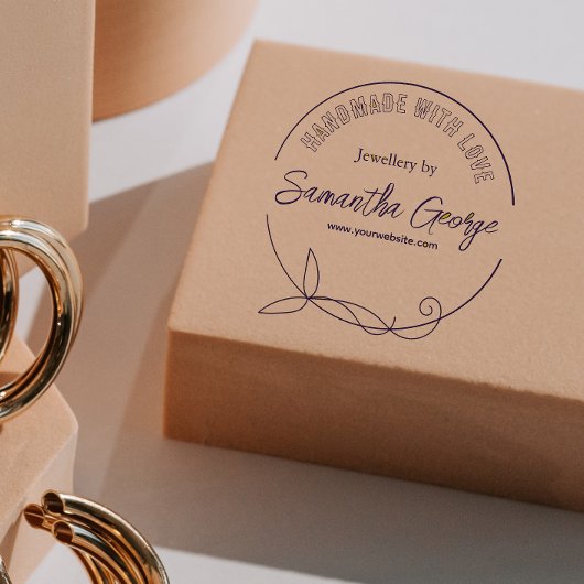 Creëer Uw Eigen Handgemaakte Naam Mini Rubber Stam Rubberstempel