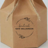 Creëer Uw eigen handgemaakte naam Mini Rubberstempel