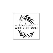 Creëer Uw eigen handgemaakte naam Rubberstempel (Afrduk)