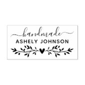 Creëer Uw eigen handgemaakte naam Rubberstempel (Afrduk)