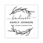 Creëer Uw eigen handgemaakte naam Rubberstempel (Afrduk)