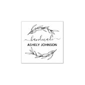 Creëer Uw eigen handgemaakte naam Rubberstempel (Afrduk)