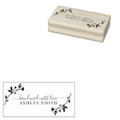 Creëer Uw eigen handgemaakte zakelijke rubberstemp Rubberstempel (Gestempeld)