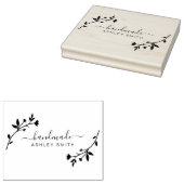 Creëer Uw eigen handgemaakte zakelijke rubberstemp Rubberstempel (Gestempeld)