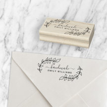 Creëer Uw eigen handgemaakte zakelijke rubberstemp