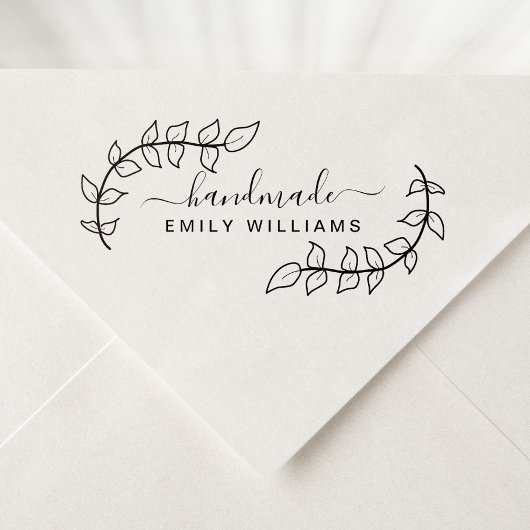 Creëer Uw eigen handgemaakte zakelijke rubberstemp Rubberstempel