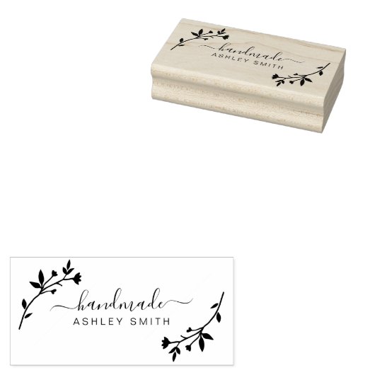 Creëer Uw eigen handgemaakte zakelijke rubberstemp Rubberstempel (Gestempeld)