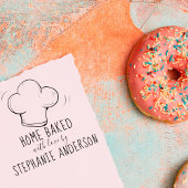Creëer Uw eigen handgetekende Chef's Pet Home Bake Rubberstempel