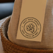 Creëer Uw eigen handgetekende Logo voor Cookies Bu Rubberstempel