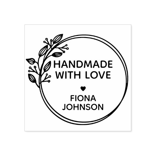 Creëer uw eigen handleiding met liefdescirculaire rubberstempel (Afrduk)