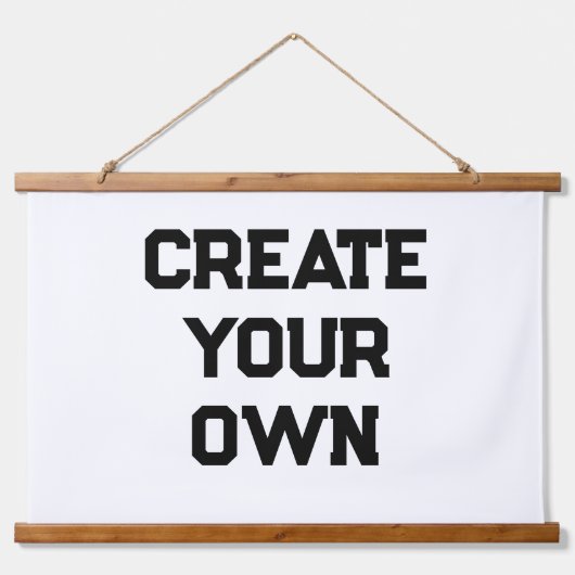 Creëer Uw eigen handschoentrekkerij Hangend Wandkleed (Voorkant)