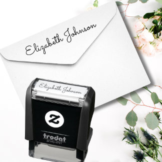 Creëer Uw eigen handtekening gepersonaliseerd Zelfinktende Stempel