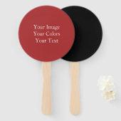 Creëer Uw eigen Handwaaier (Voorkant en achterkant)