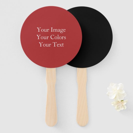 Creëer Uw eigen Handwaaier (Voorkant en achterkant)