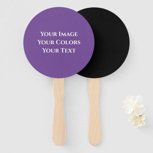 Creëer Uw eigen Handwaaier (Voorkant en achterkant)