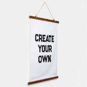 Creëer Uw eigen Hangend Wandkleed (Gebogen)