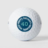 Creëer uw eigen Happy Birthday Gift Golfballen (Voorkant)