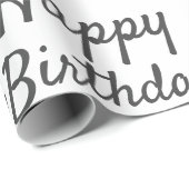 Creëer Uw eigen Happy Birthday-naam Cadeaupapier (Rol Hoek)