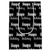 Creëer Uw eigen Happy Birthday-naam Medium Cadeauzakje (Achterkant)