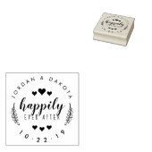Creëer Uw eigen "Happy Ever After" Gewoon getrouwd Rubberstempel (Gestempeld)