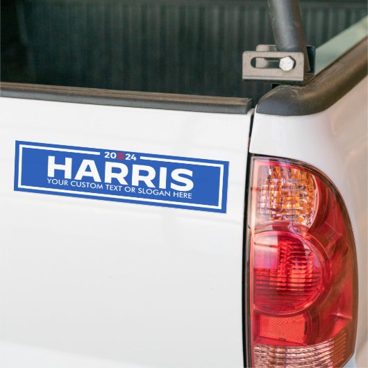 Creëer Uw eigen Harris 2024 Bumpersticker (Op Truck)
