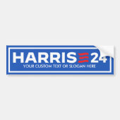 CREËER UW EIGEN HARRIS 2024 BUMPERSTICKER (Voorkant)