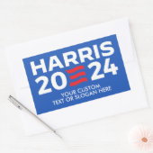 Creëer Uw eigen Harris 2024 Rechthoekige Sticker (Envelop)