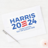 Creëer Uw eigen Harris 2024 Rechthoekige Sticker (Envelop)