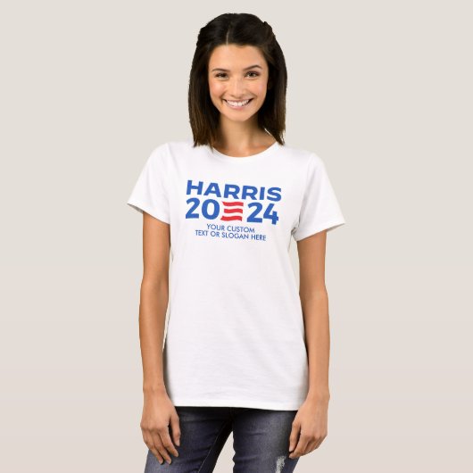 Creëer Uw eigen Harris 2024 T-shirt (Voorkant volledig)