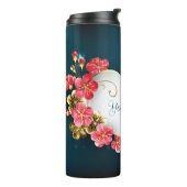 Creëer Uw Eigen Hart & Kersenbloesems Thermosbeker (Gedraaid links)