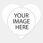 Creëer Uw eigen Hart Sticker (Voorkant)