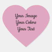 Creëer Uw eigen Hart Sticker (Voorkant)