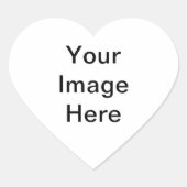 Creëer uw eigen hart sticker (Voorkant)