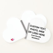 Creëer uw eigen hartvormige dagboek Notitieboek (Binnen)